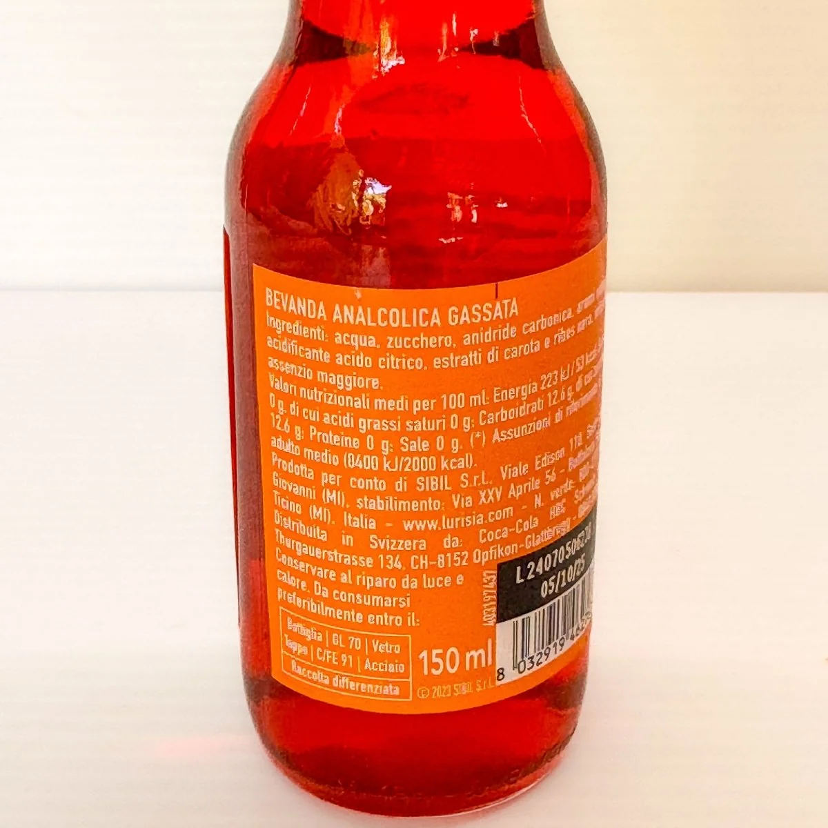 Lurisia Apertivo Red Bitter - Image 2