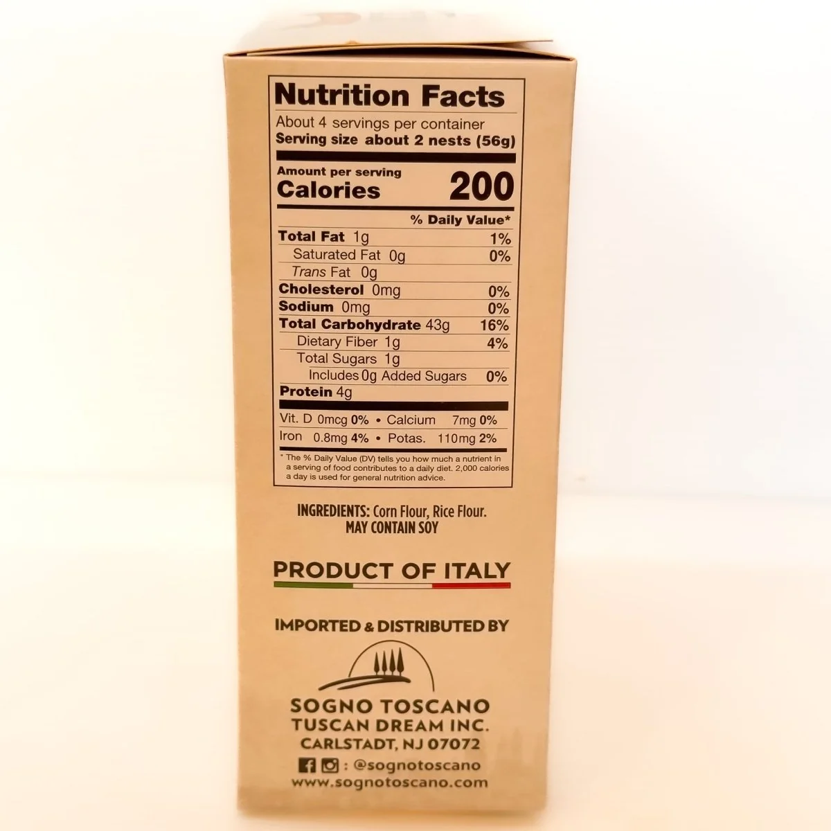 Sogno Toscano Gluten Free Tagliatelle - Image 3
