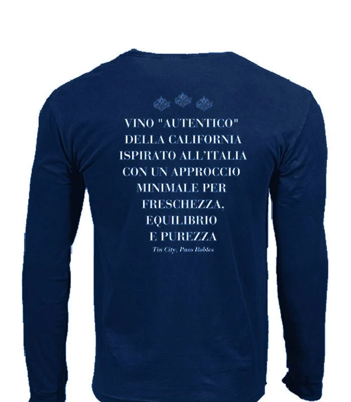 T-Shirt Navy Giornata Long Sleeve